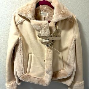 Sheepskin shearling jacket XS-S